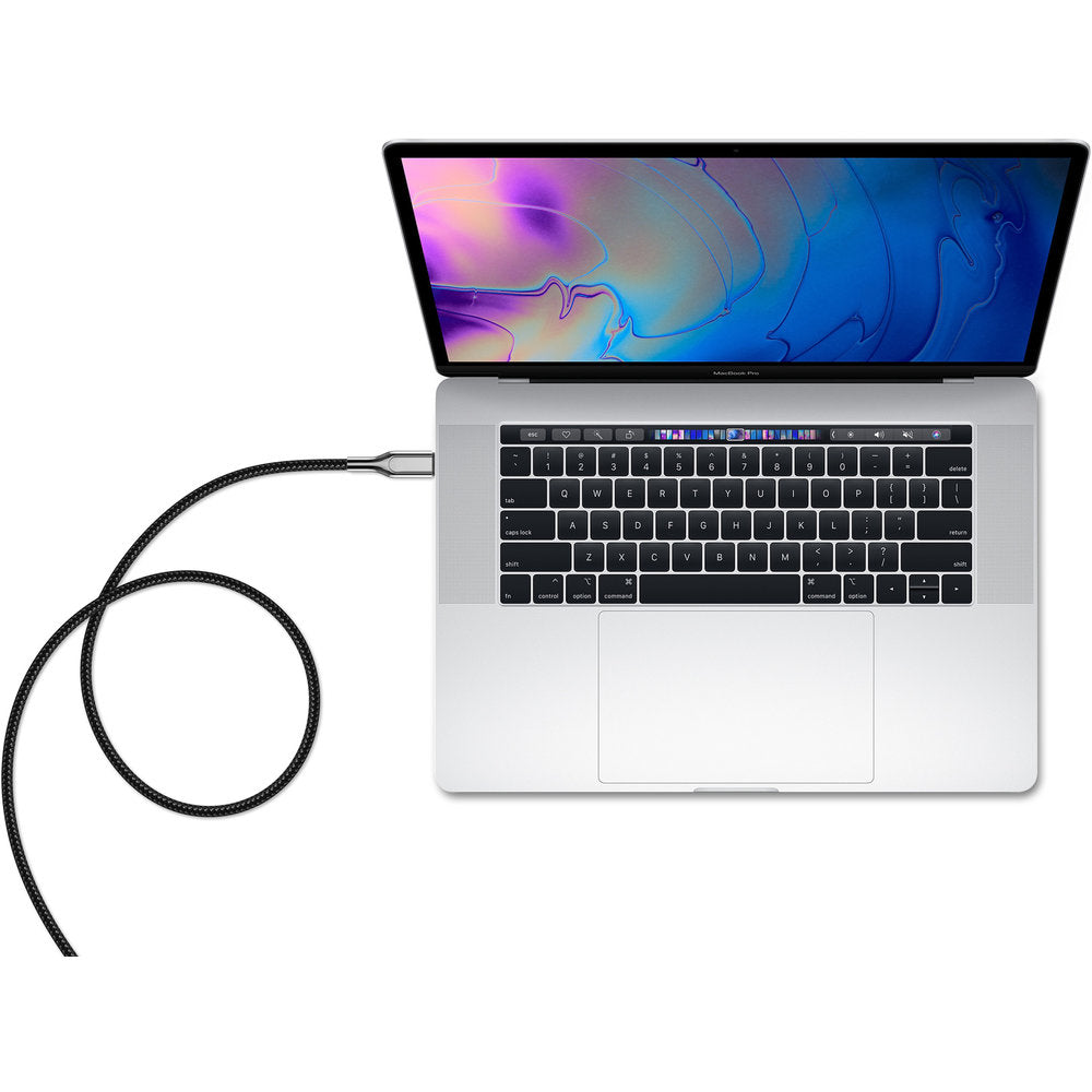 Cygnett Armoured Braided USB-C to USB-C Cable 2m Black