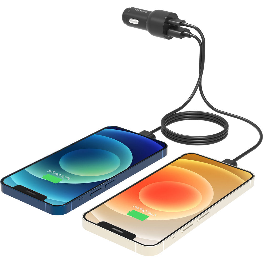 Cygnett CarPower 20W USB-C & USB-A Car Charger