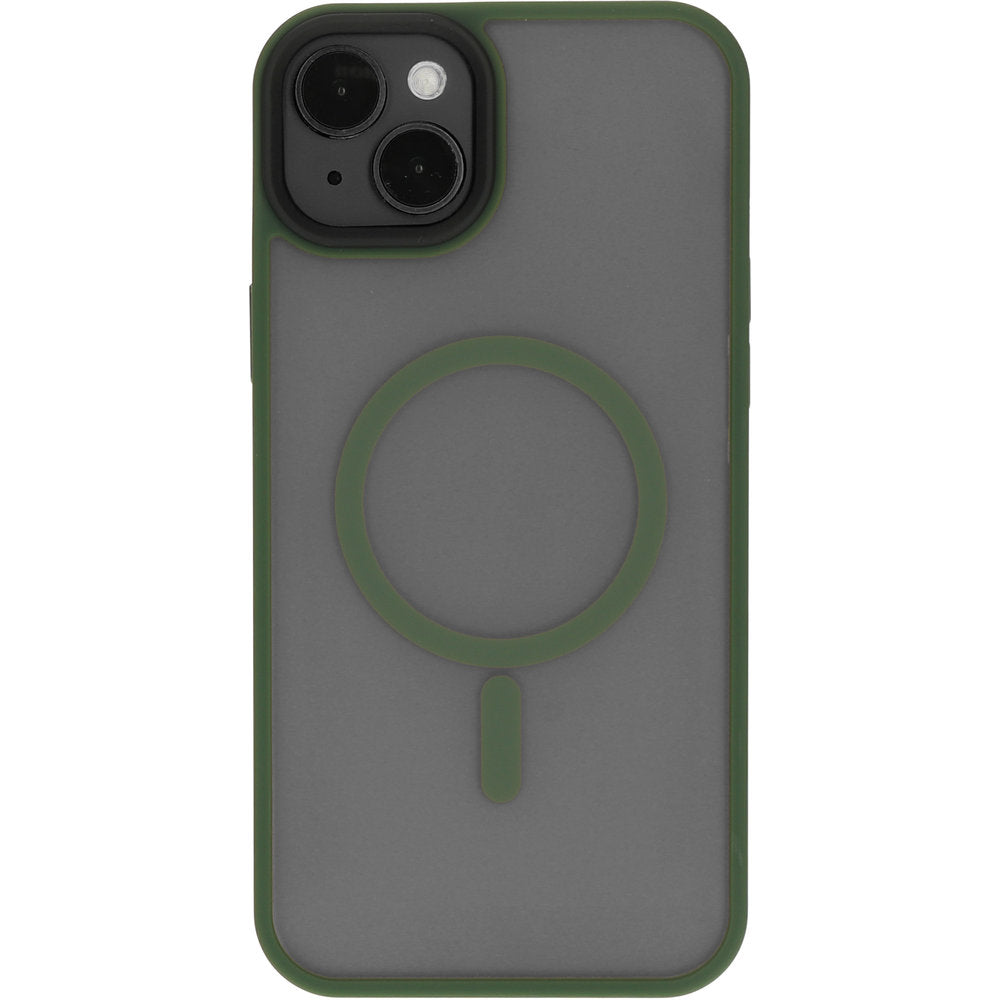 Mobiparts Hardcover Apple iPhone 14 Plus Satin Green (Magsafe Compatible)
