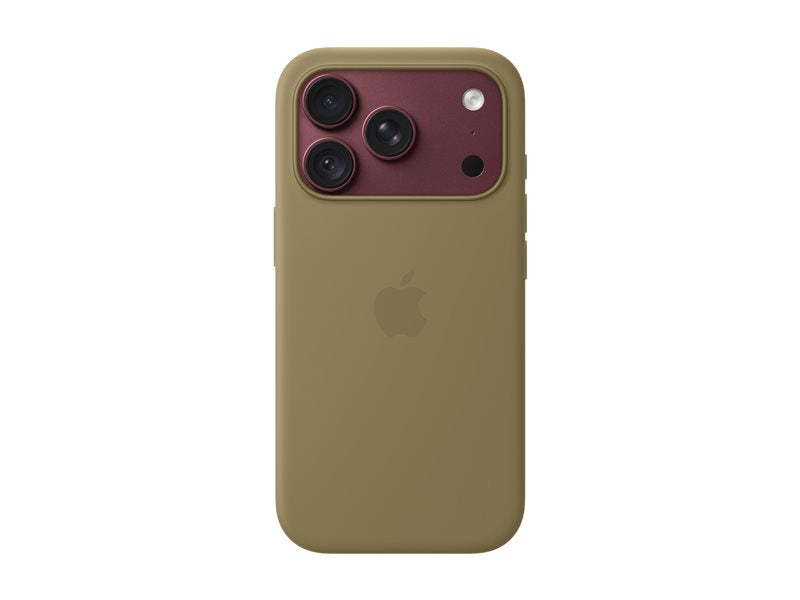 APPLE iPhone 18 Pro Silicone Case with MagSafe Olive