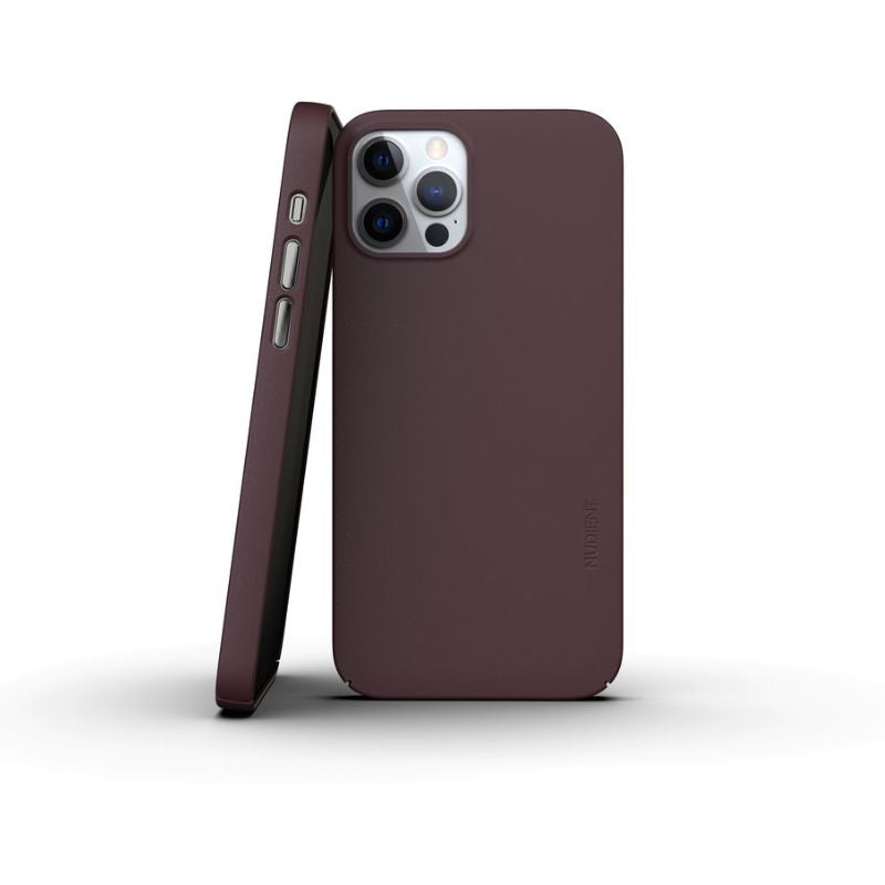 Nudient Thin Precise Case Apple iPhone 12 Pro Max V3 Sangria Red