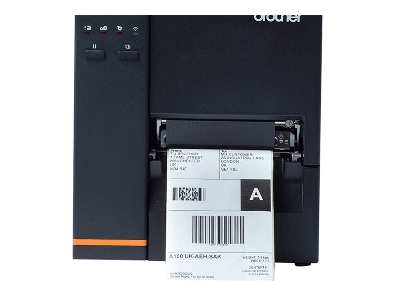 BROTHER TJ-4120TN Label printer direct thermal 12cm 300dpi 178mm/sec USB 2.0 LAN serial USB host