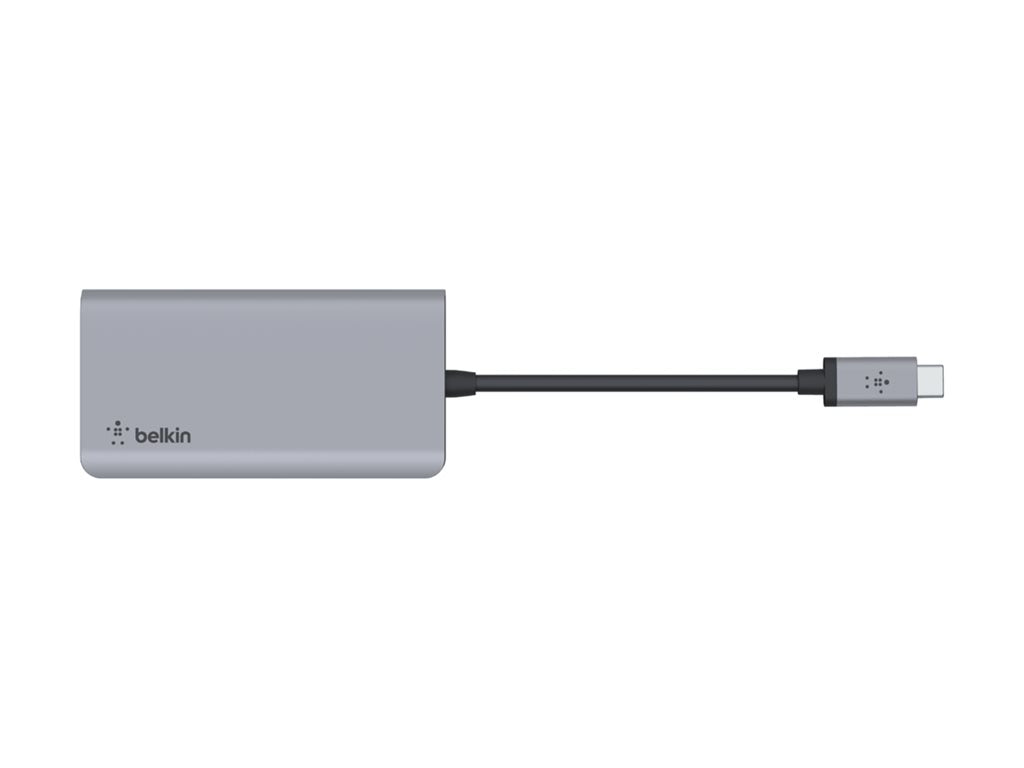 Belkin CONNECT 4 en 1 - Adaptateur de concentrateur multiport - USB-C - HDMI