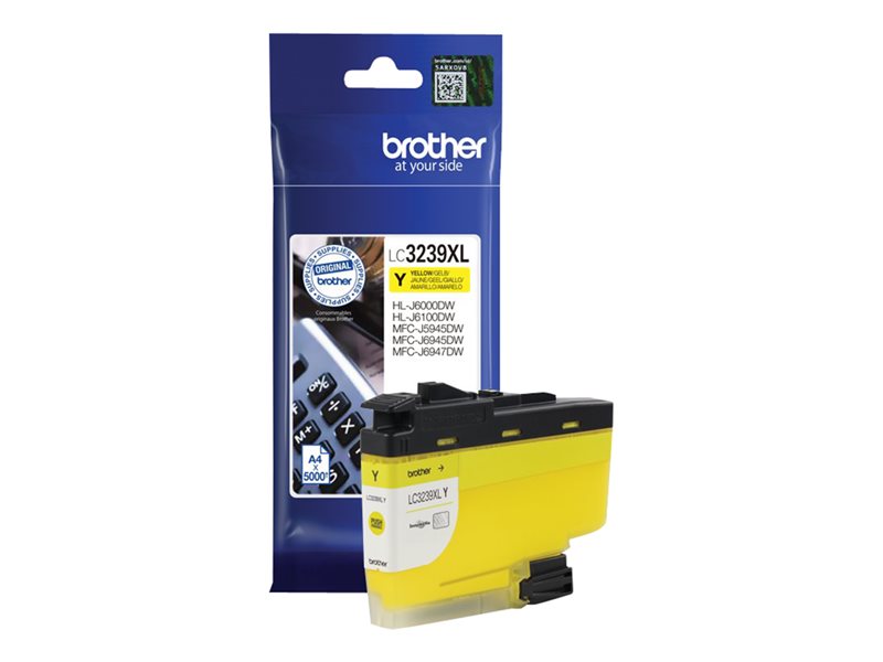 BROTHER LC-3239XLY Yellow Ink 5000 pages