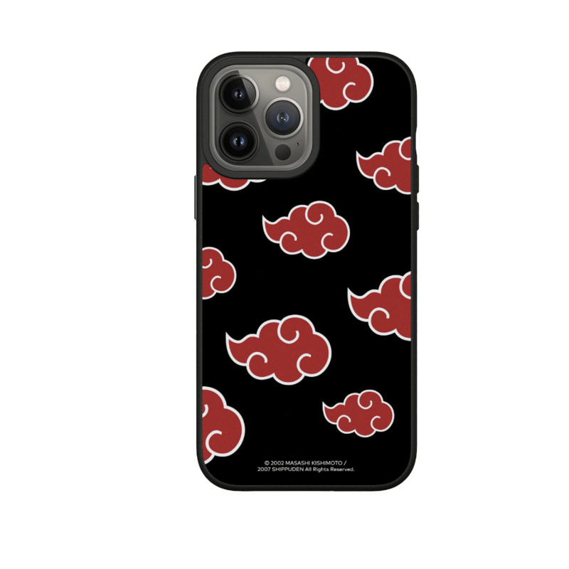 COQUE SOLIDSUIT POUR APPLE IPHONE 13 PRO - NOIR - NARUTO SHIPPUDEN - AKATSUKI - RHINOSHIELD™ **