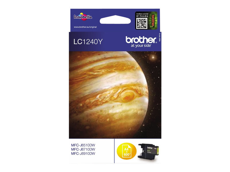 BROTHER LC-1240 cartouche d encre jaune haute capacité 600 pages pack de 1