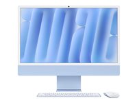 24-inch iMac with Retina 4.5K display: Apple M4 chip with 10‑core CPU and 10‑core GPU, 16GB, 512GB SSD - Blue