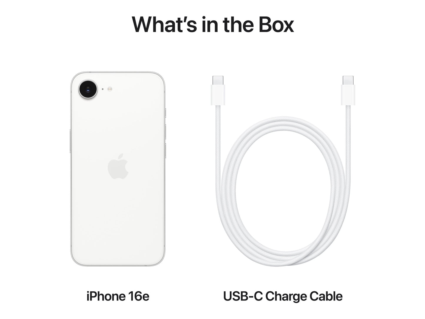 APPLE iPhone 16e 512Go White