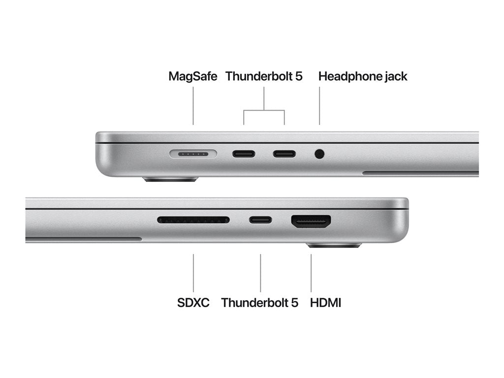 16-inch MacBook Pro - Apple M4 Pro chip with 14‑core CPU and 20‑core GPU - 24GB - 512GB SSD - Silver