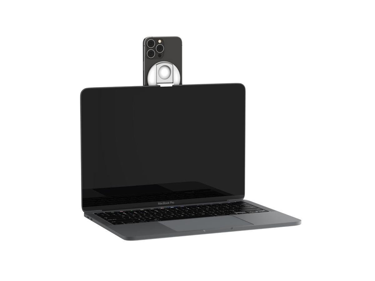 BELKIN BOOST CHARGE PRO iPhone Mount with MagSafe for Mac Notebooks White