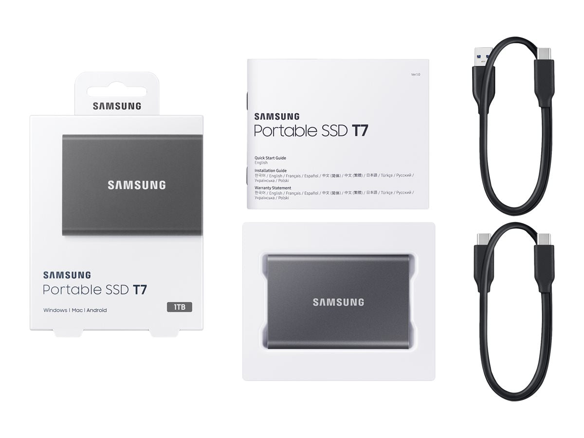 Samsung T7 1TB GRAY SSD