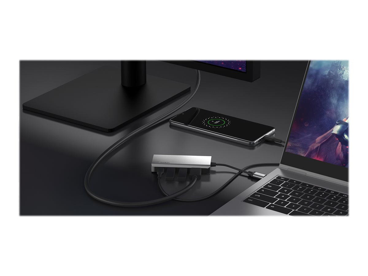 Belkin CONNECT 4 en 1 - Adaptateur de concentrateur multiport - USB-C - HDMI