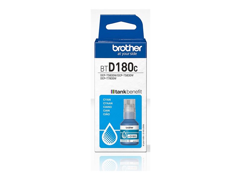 BROTHER Cyan ink bottle yield up to 5.000 pages