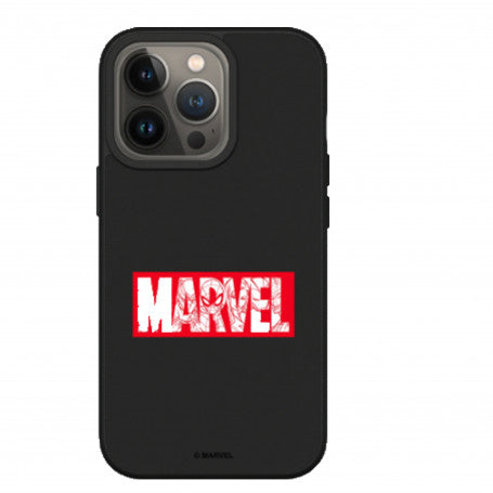 COQUE SOLIDSUIT POUR APPLE IPHONE 13 PRO - NOIR - MARVEL - MARVEL LOGO - RHINOSHIELD™ **