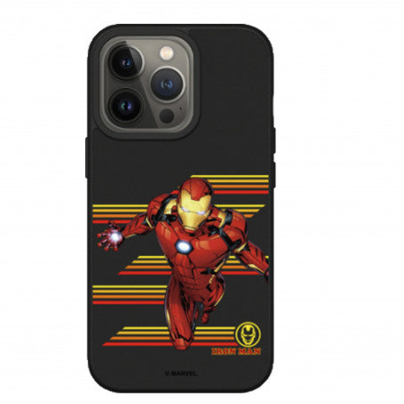 COQUE SOLIDSUIT POUR APPLE IPHONE 13 PRO - NOIR - MARVEL - IRON MAN - RHINOSHIELD™ **