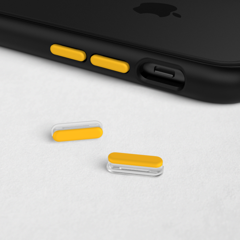 KIT DE BOUTONS JAUNES ADAPTABLES SUR MOD NX™ ET SOLIDSUIT™ POUR APPLE IPHONE - RHINOSHIELD™