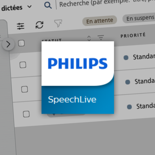 Philips Speechlive, dicter et transcrire par magie