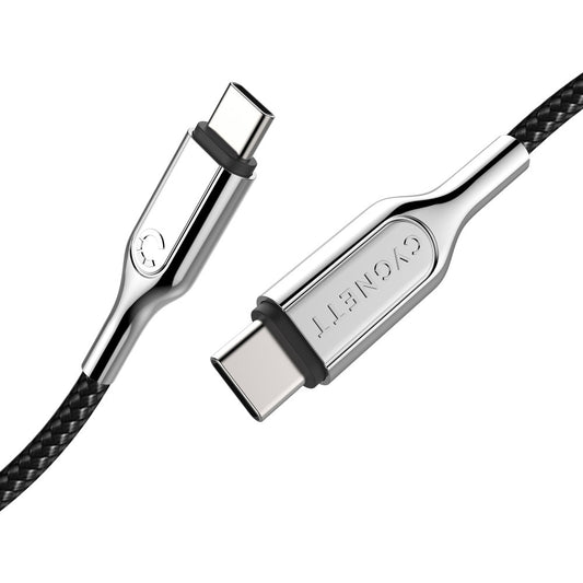 Cygnett Armoured Braided USB-C to USB-C Cable 2m Black