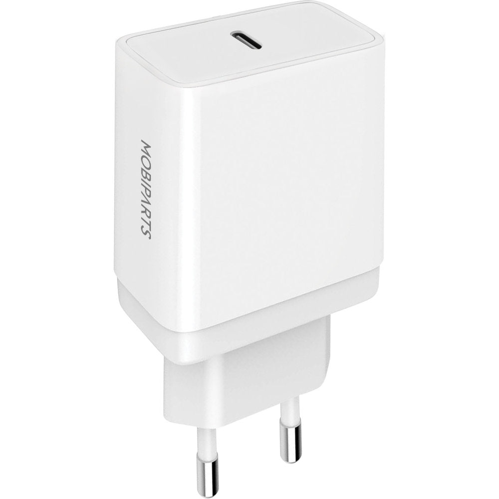 Mobiparts Wall Charger USB-C 20w White (with PD)