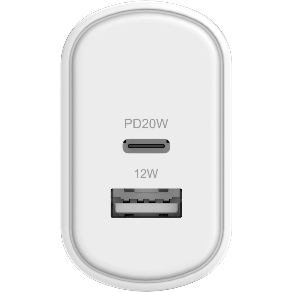 Cygnett 32W USB-C PD Dual Port Wall Charger EU White