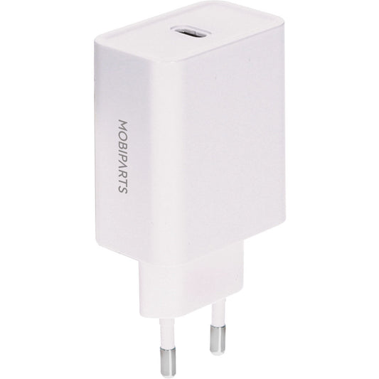 Mobiparts Wall Charger USB-C 30w White (with PD)