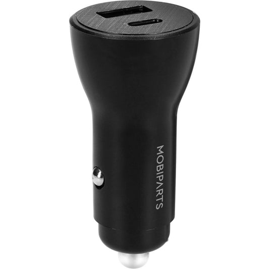 Mobiparts Car Charger 2-port 30W PD Fast Charging Black