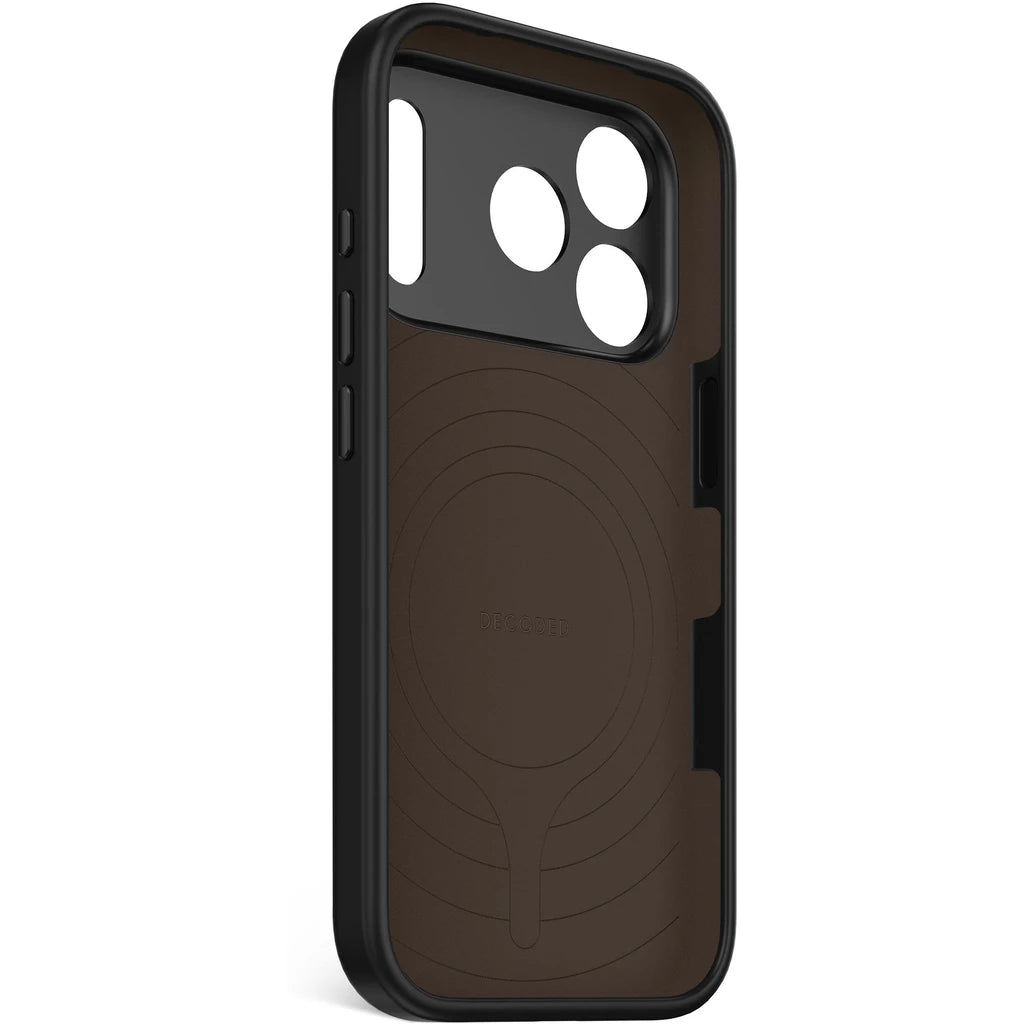 Decoded Silicone Backcover Apple iPhone 17 Pro Phantom Black