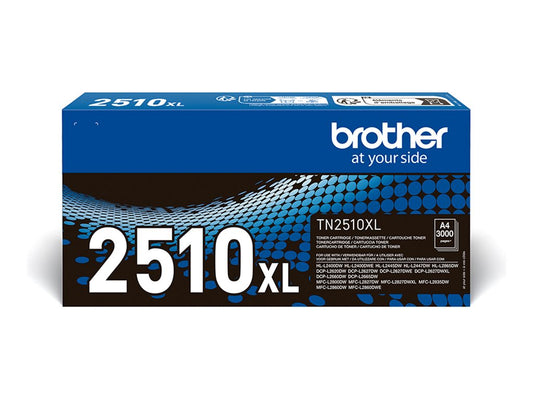 TN2510XL - Cartouche de toner haute capacité originale Brother - Noir