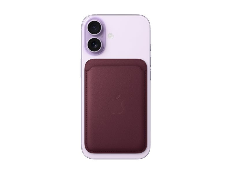 APPLE iPhone FineWoven Wallet with MagSafe Burgundy