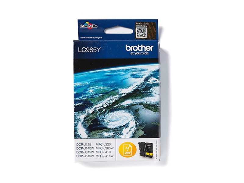 BROTHER LC-985 cartouche encre jaune 260 pages 1-pack blister sans alarme