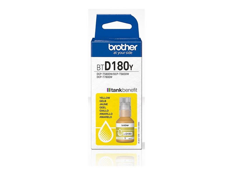 BROTHER Yellow ink bottle yield up to 5.000 pages