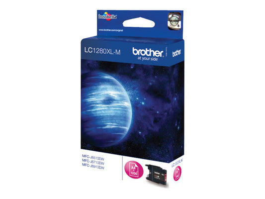 BROTHER LC-1280 cartouche d encre magenta très haute capacité 1.200 pages pack de 1