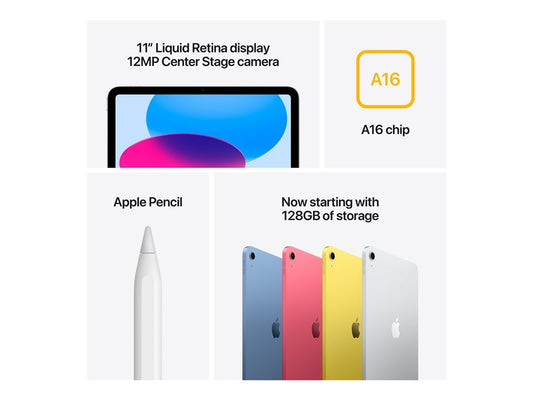 APPLE 11p iPad Wi-Fi + Cellular 256Go - Silver