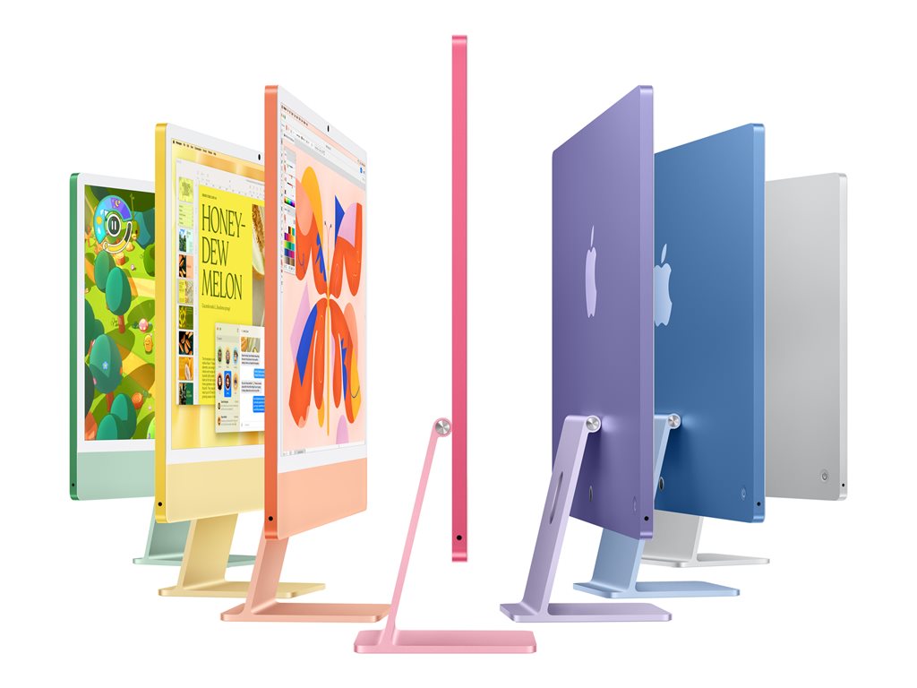 24-inch iMac with Retina 4.5K display: Apple M4 chip with 10‑core CPU and 10‑core GPU, 16GB, 256GB SSD - Pink