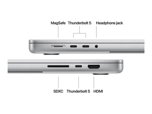 16-inch MacBook Pro - Apple M4 Max chip with 16‑core CPU and 40‑core GPU - 48GB - 1TB SSD - Silver