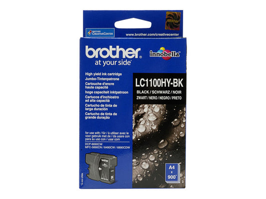 BROTHER LC-1100 cartouche d encre noir haute capacité 19ml 900 pages pack de 1