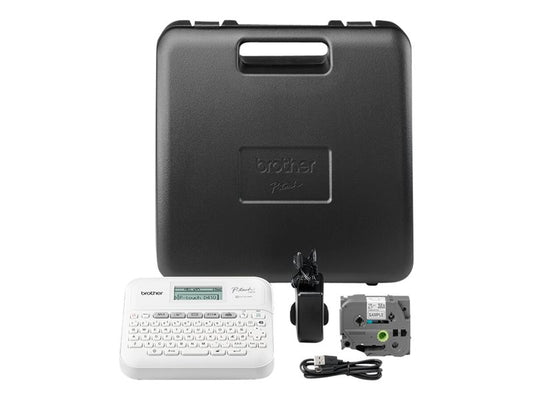 BROTHER Label Printer Desktop model 3.5/6/9/12/18mm TZe Tape Max 5lines Printing Per Label USB Connection 16characters