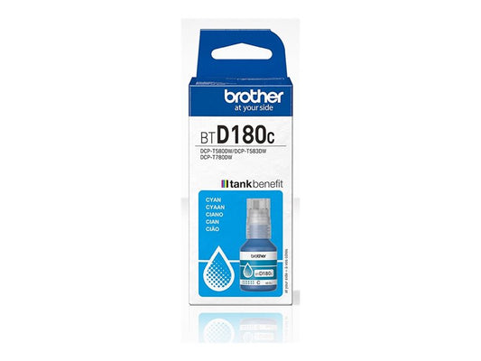 BROTHER Cyan ink bottle yield up to 5.000 pages