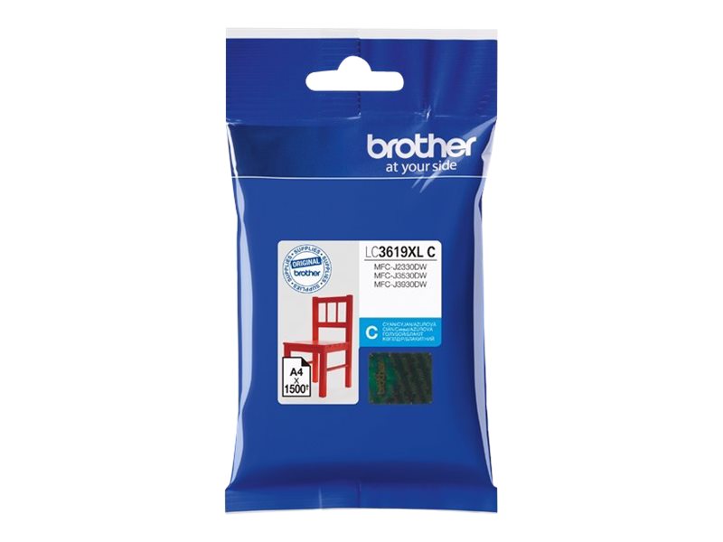BROTHER LC3619XLC Ink Brother LC3619XLC cyan 1 500pgs MFC-J2330DW / MFC-J3530DW / MFC-J3930DW