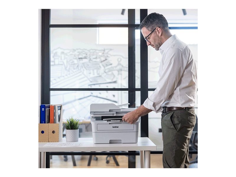 BROTHER MFC-L2980DW Mono MFP 34ppm 4-1 Duplex Network10/100btx/Wifi/USB/NFC-Card reader