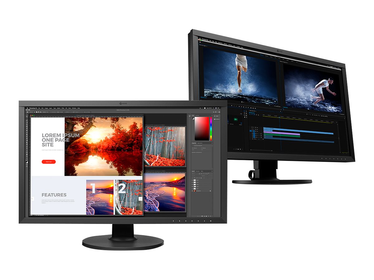 EIZO CS2740 27p IPS LCD 4K UHD wide gamut 3840x2160 16:9 350cd/m2 USB-C Display Port HDMI incl. ColorNavigator black