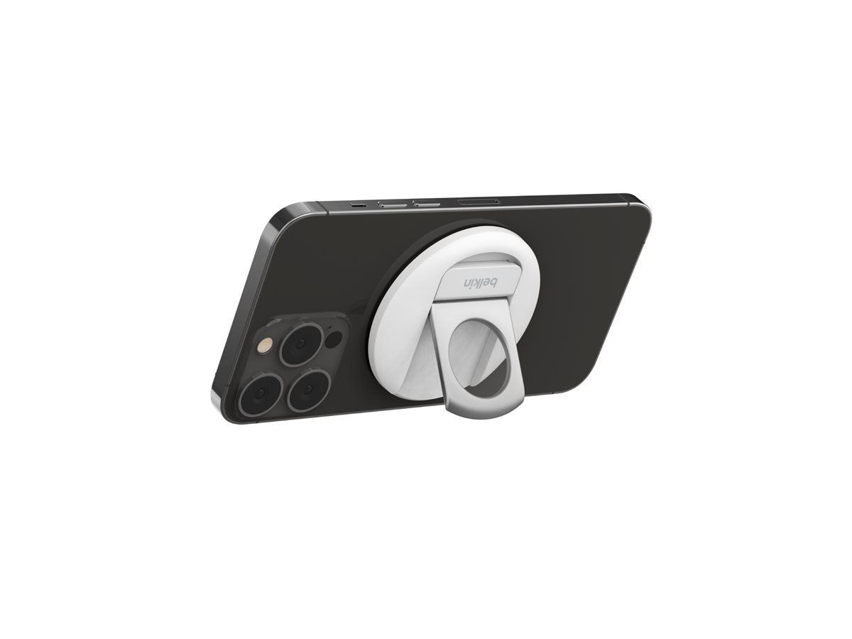 BELKIN BOOST CHARGE PRO iPhone Mount with MagSafe for Mac Notebooks White
