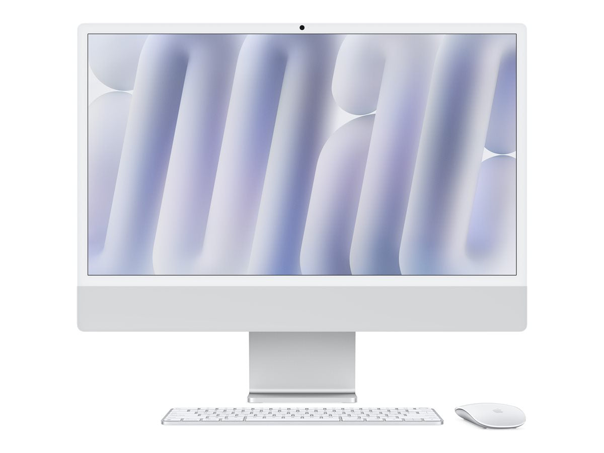 24-inch iMac with Retina 4.5K display: Apple M4 chip with 10‑core CPU and 10‑core GPU, 16GB, 512GB SSD - Silver